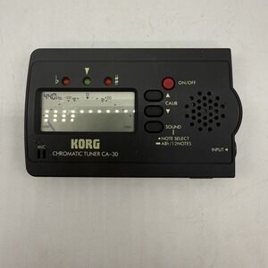 Korg Chromatic Tuner CA-30 Guitar Bass Multi Instrument Works